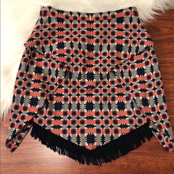 Sass & Bide Talking Voices Fringe Mini Skirt Size 6 - Picture 6 of 9